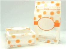 square bottom coffee bag with zip lock