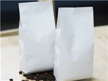 white paper side gusset coffee bags 