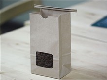 Tin Tie Coffee Bags With Window